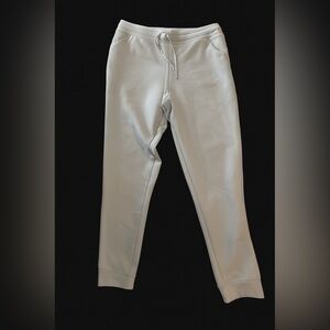 Fleece Lined Cream Jogger Pants